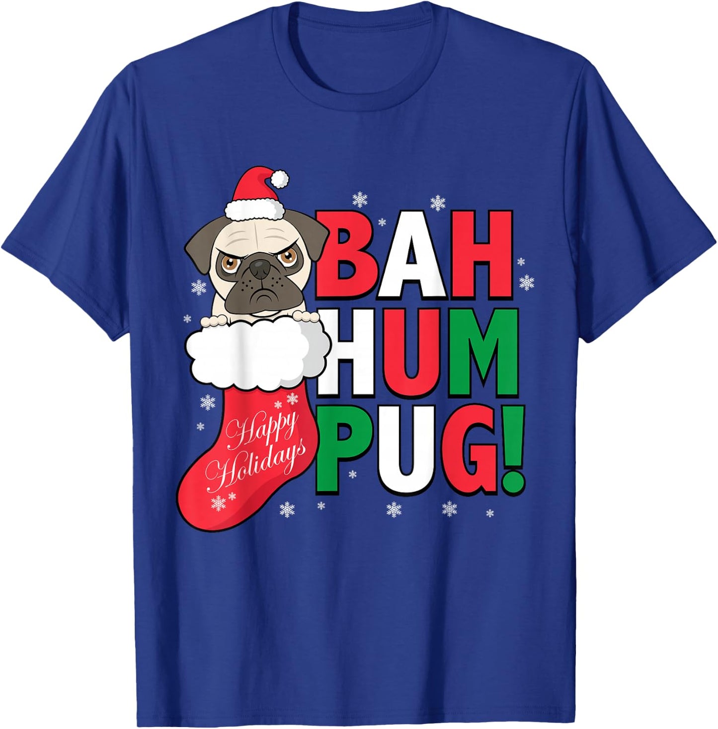 Bah Humpug Holiday T-Shirt - T-Shirt | Royal