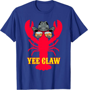 Yee Claw Chapeau de Lunettes de Soleil Homard T-Shirt - T-Shirt | Royal