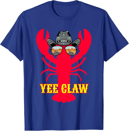 Yee Claw Chapeau de Lunettes de Soleil Homard T-Shirt - T-Shirt | Royal