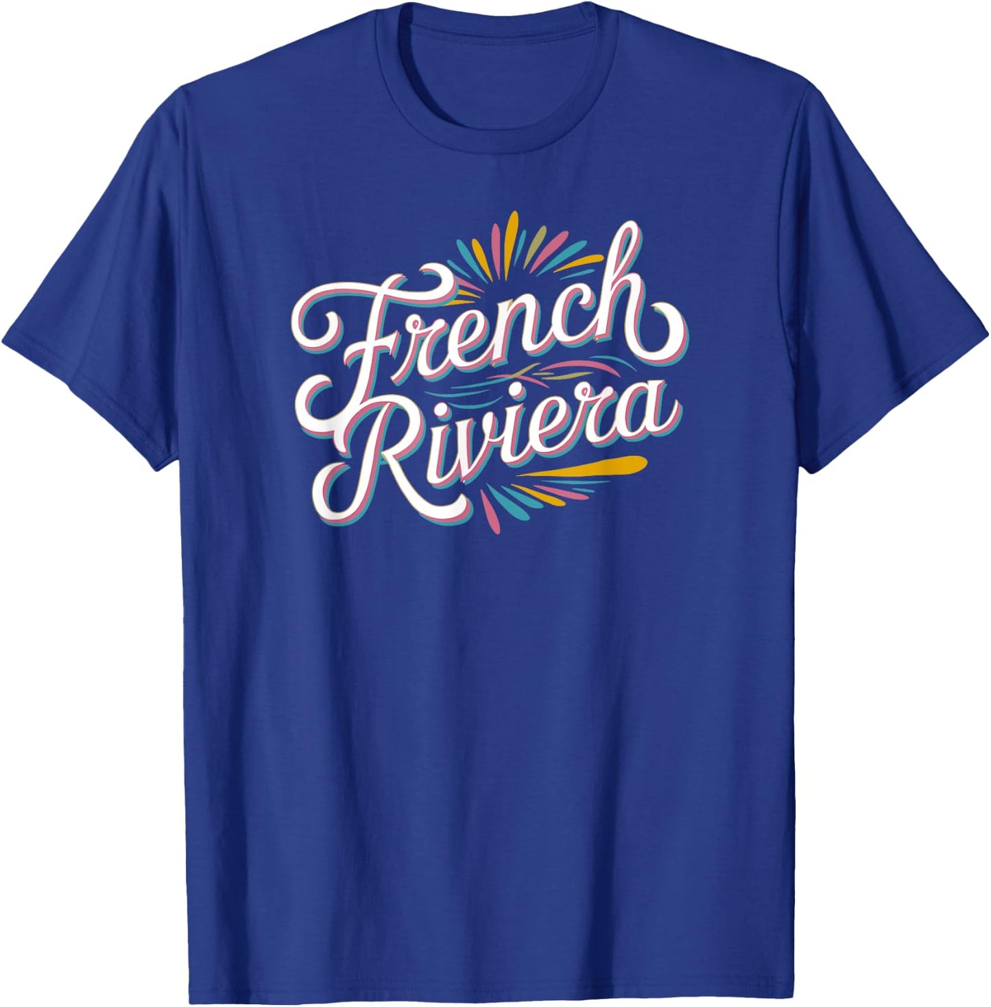 French Riviera , Black, S T-Shirt - T-Shirt | Royal