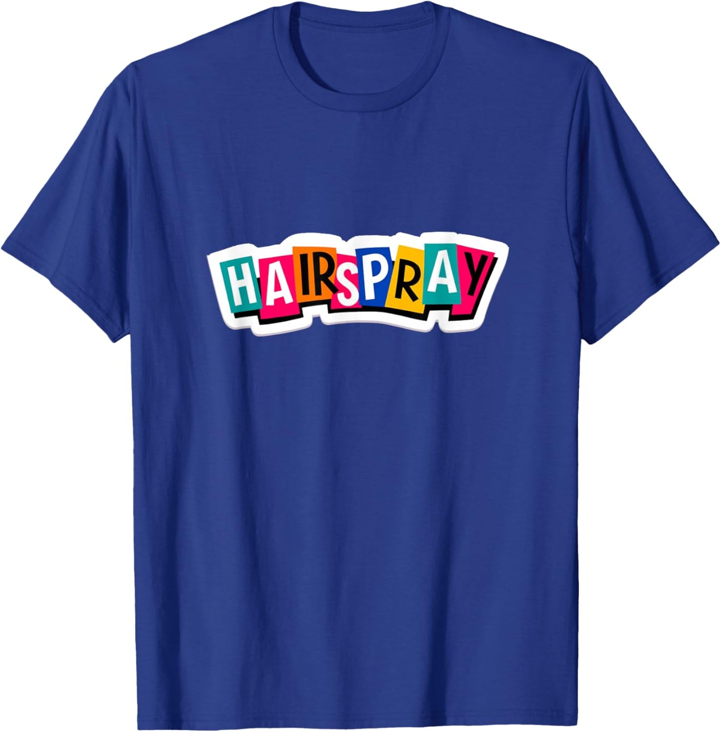 Stage Notes Hairspray Retro Musicals Theatre 1960s Motivational Musical T-Shirt - T-Shirt | Royal