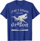 I'm Not A Bookworm I'm A Book Dragon Bookaholic T Shirt T-Shirt - T-Shirt | Royal