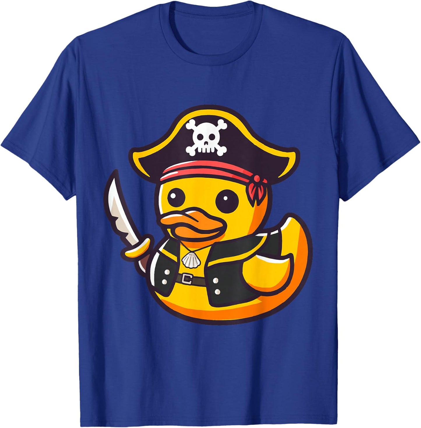 Rubber Duckies Pirate Duckling Women Kids Pirate Rubber Duck T-Shirt - T-Shirt | Royal