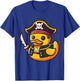 Rubber Duckies Pirate Duckling Women Kids Pirate Rubber Duck T-Shirt - T-Shirt | Royal