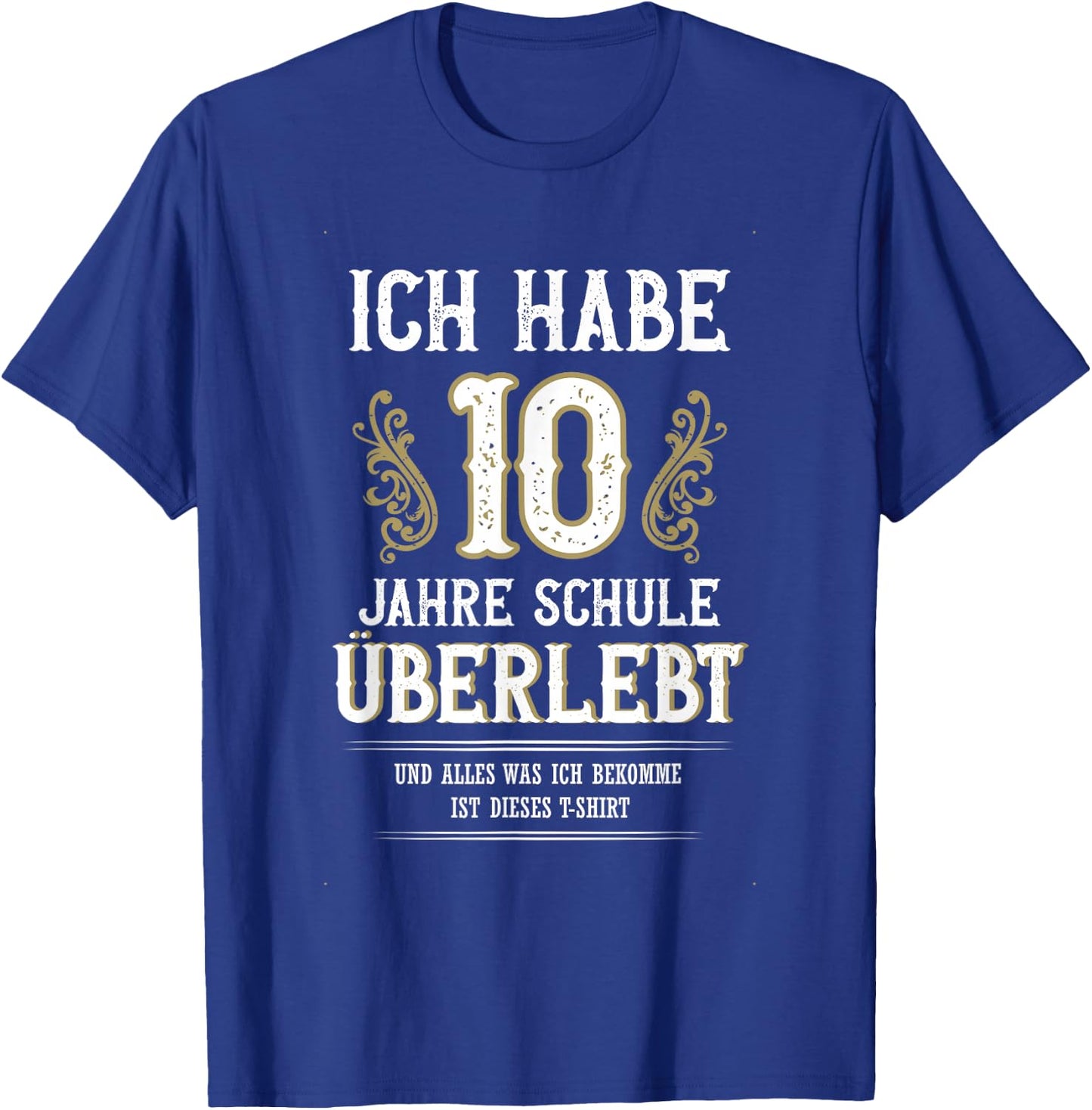 Schulabschluss Realschule Schule 2026 T-Shirt - T-Shirt | Royal