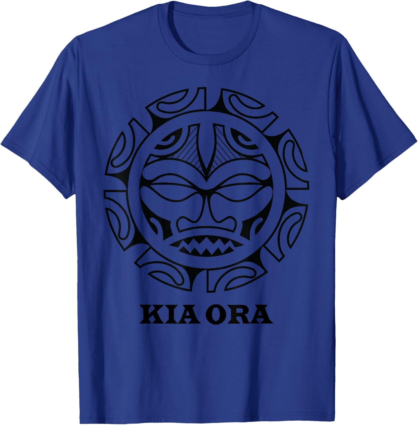 New Zealand Kia Ora Culture Symbol Haka Maori Dance T-Shirt - T-Shirt | Royal