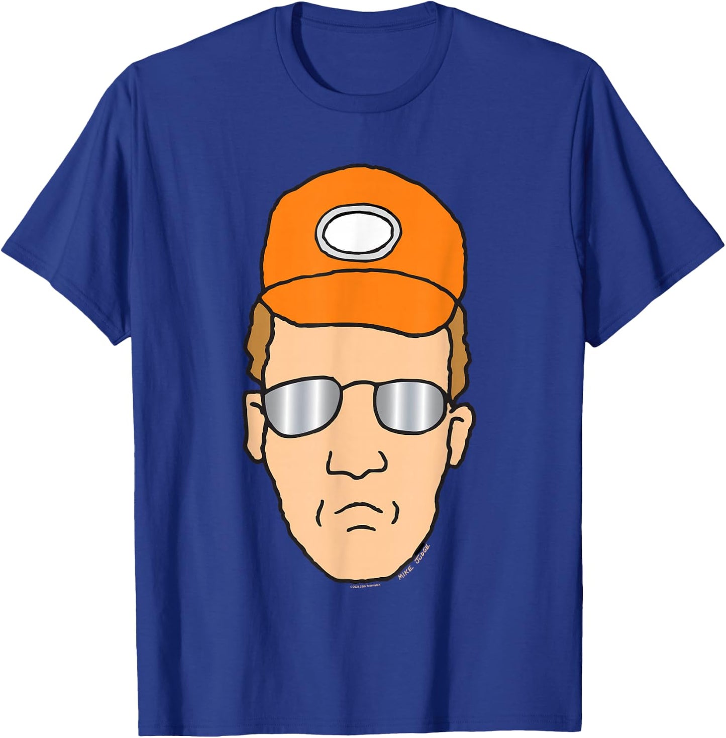 King Of The Hill Dale Gribble Simple Portrait T-Shirt - T-Shirt | Royal