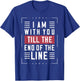 I'm With You Till The End Of The Line Funny Lover's Gift T-Shirt - T-Shirt | Royal