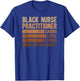Black Nurse Practitioner African American Nurse Practitioner T-Shirt - T-Shirt | Royal