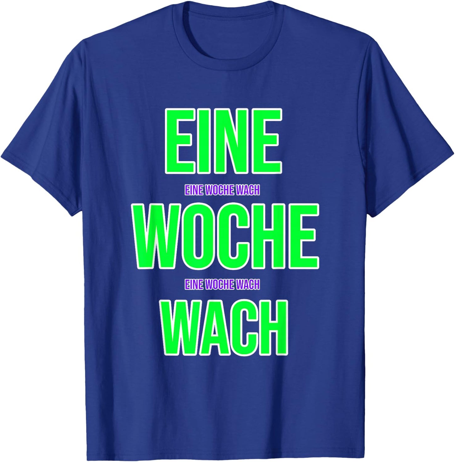 A Woche wach - Party Mallorca Malle , black T-Shirt - T-Shirt | Royal