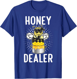 Honey Dealer For Beekeepers Bee Funny T-Shirt - T-Shirt | Royal