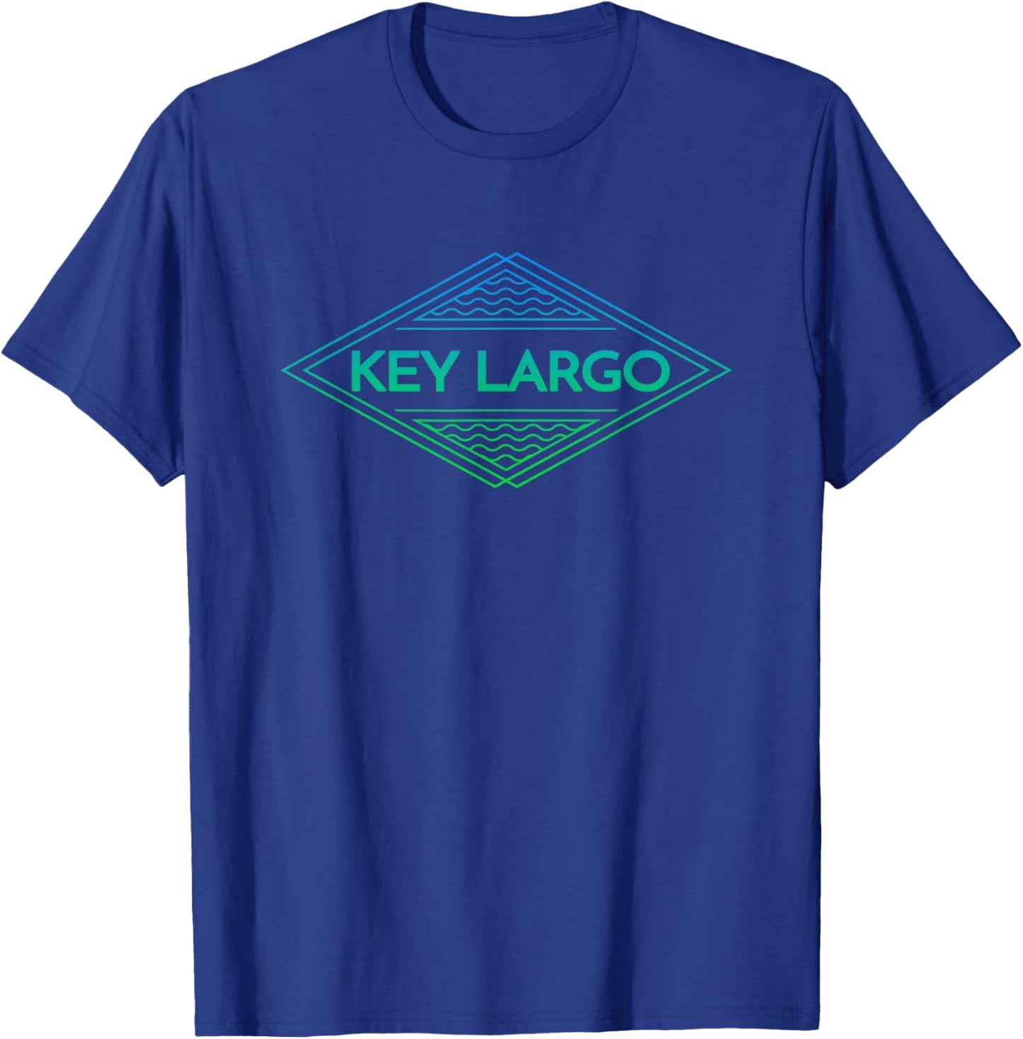 Key Largo Florida Souvenir Vacation T-Shirt - T-Shirt | Royal