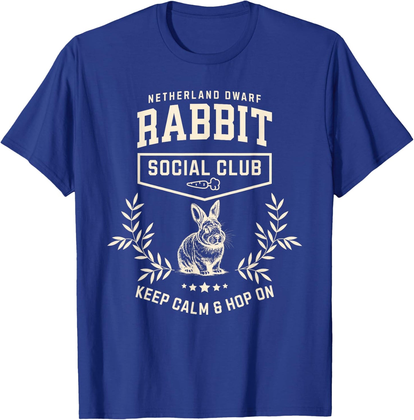 Netherland Dwarf Rabbit Social Club T-Shirt - T-Shirt | Royal