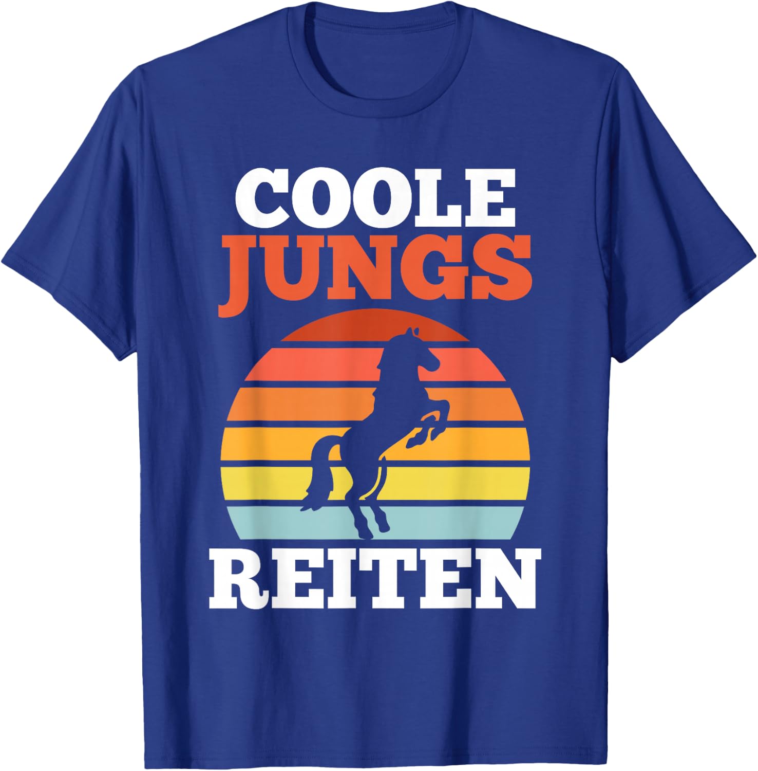 Reiter Pferd Coole Jungs Reiten T-Shirt - T-Shirt | Royal