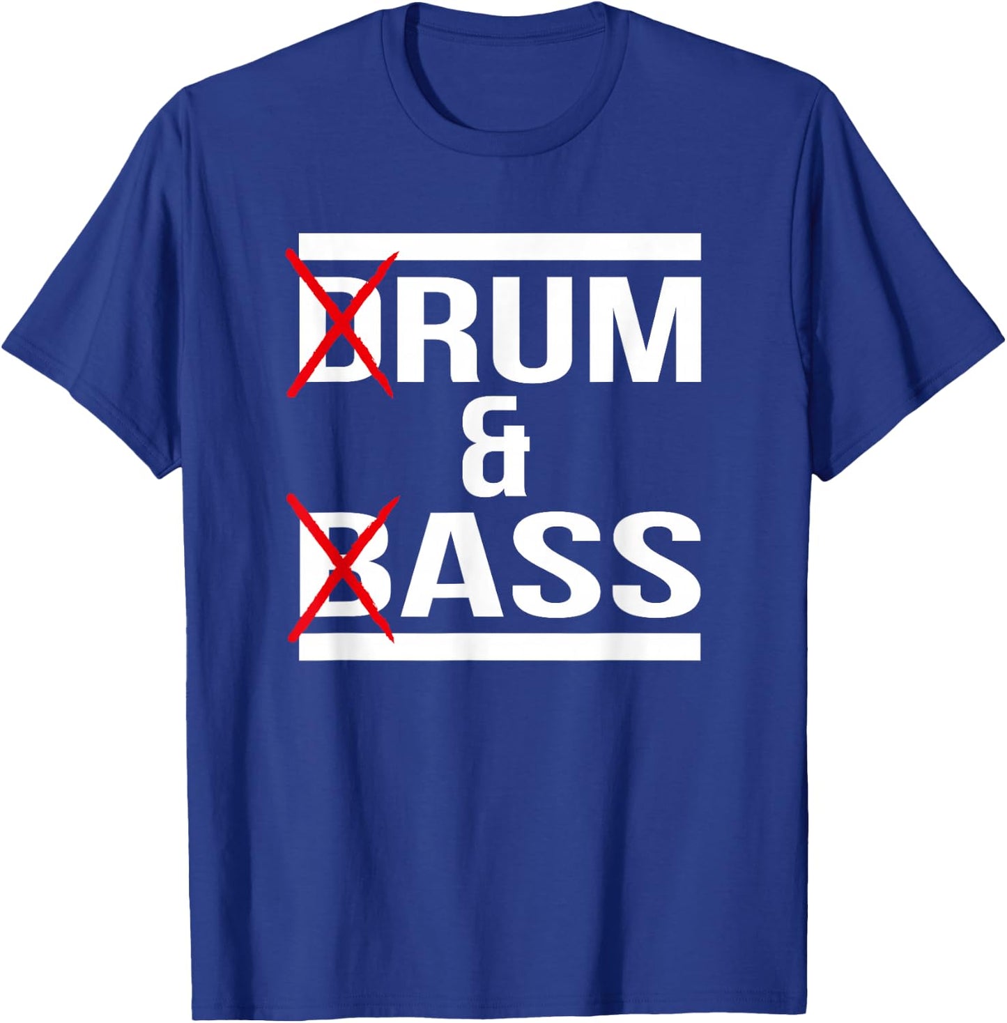 Drum and Bass Adult Black S T-Shirt - T-Shirt | Royal