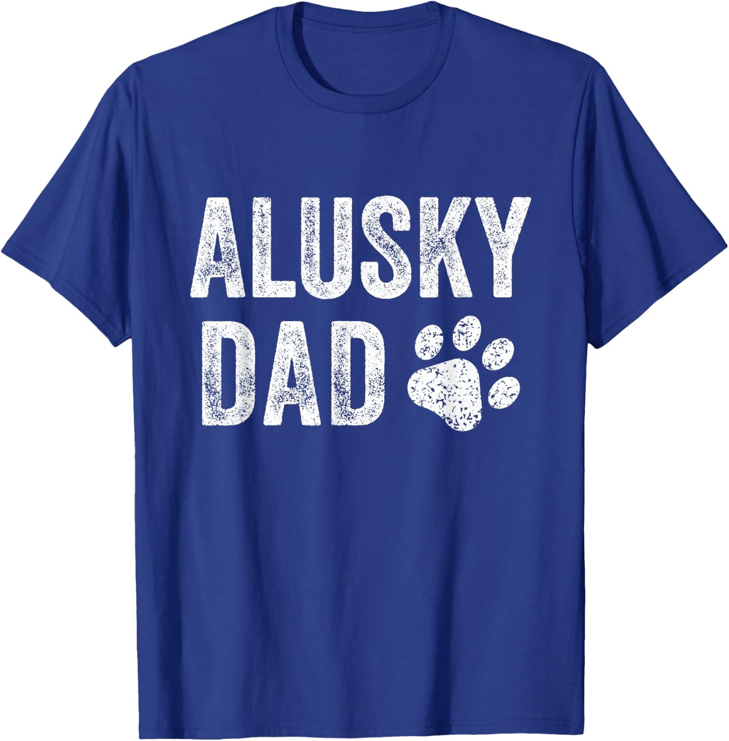 Retro Alusky Dad Papa Father's Day Alusky Lovers T-Shirt - T-Shirt | Royal
