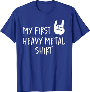 My First Heavy Metal T-Shirt - T-Shirt | Royal