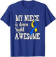 Down Syndrome Awareness Niece T-Shirt - T-Shirt | Royal