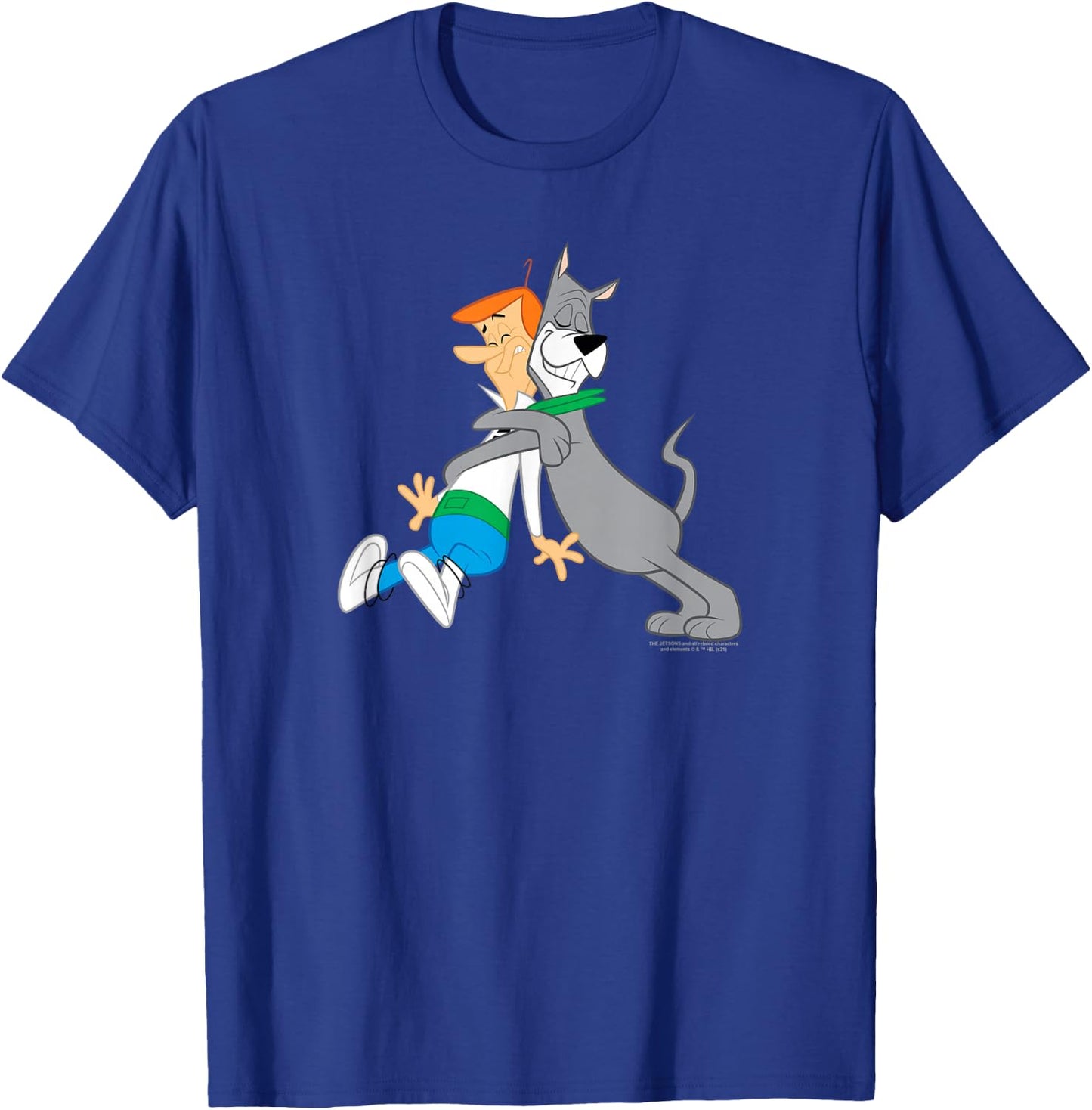 The Jetsons Astro Hugging George T-Shirt - T-Shirt | Royal