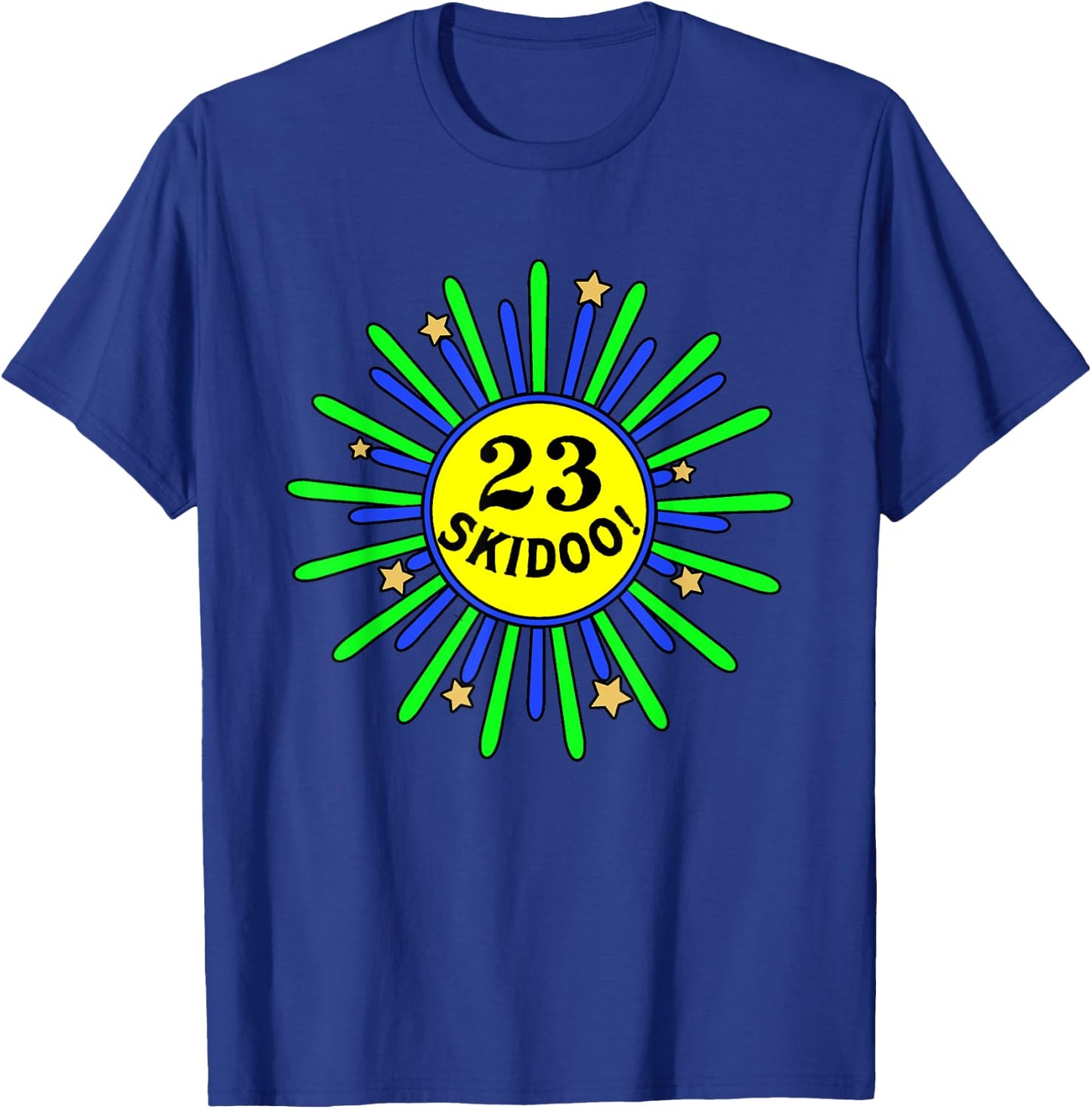 Funny 23 Skidoo T-Shirt - T-Shirt | Royal