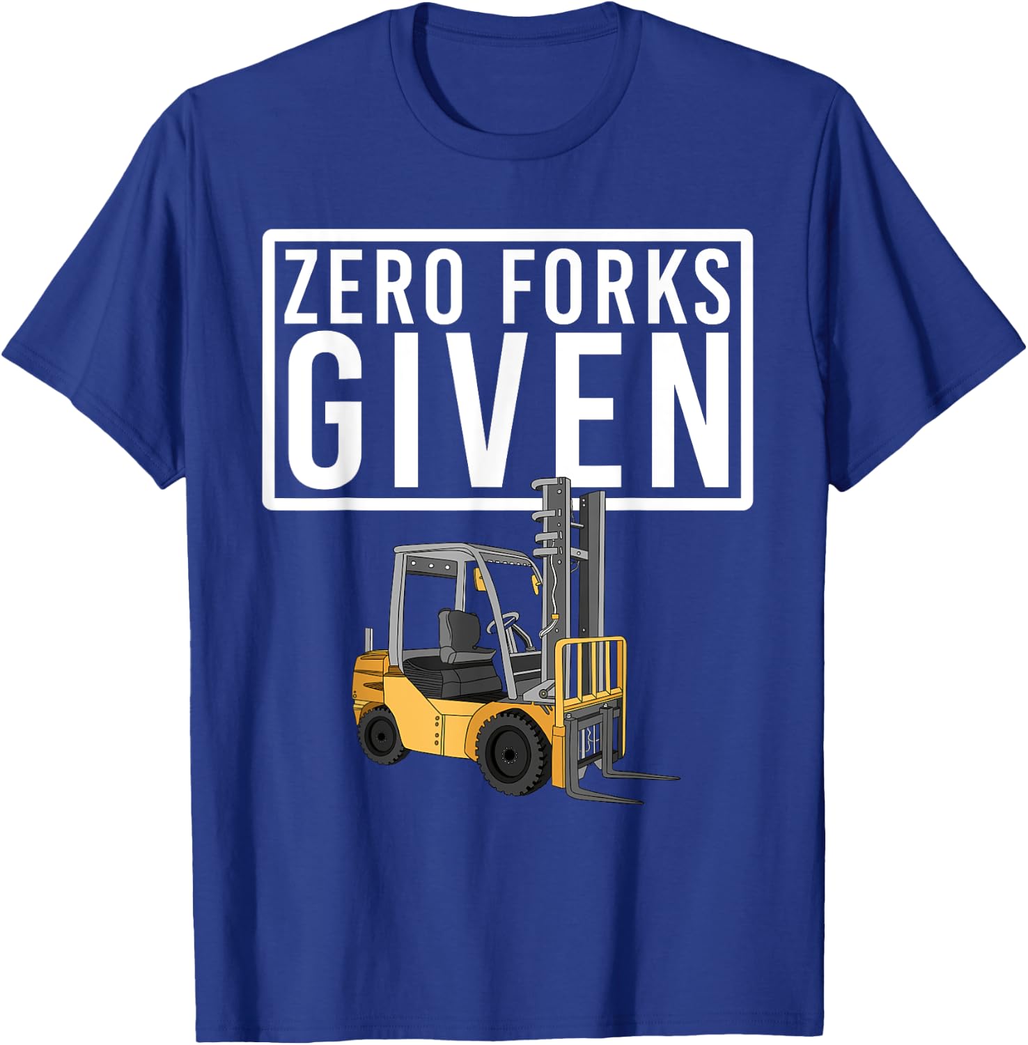 Funny Forklift Driver Art Women Forklift Operator T-Shirt - T-Shirt | Royal