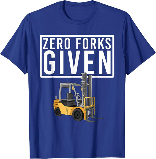 Funny Forklift Driver Art Women Forklift Operator T-Shirt - T-Shirt | Royal
