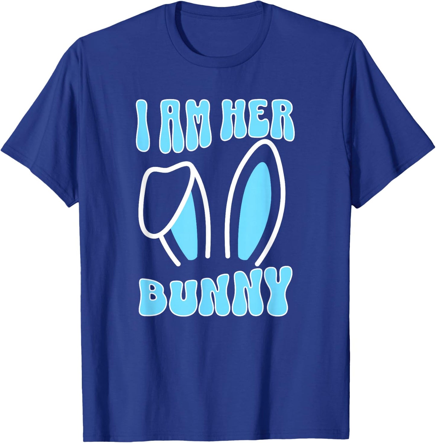 Matching Couple Easter , Matching Husband Easter T-Shirt - T-Shirt | Royal