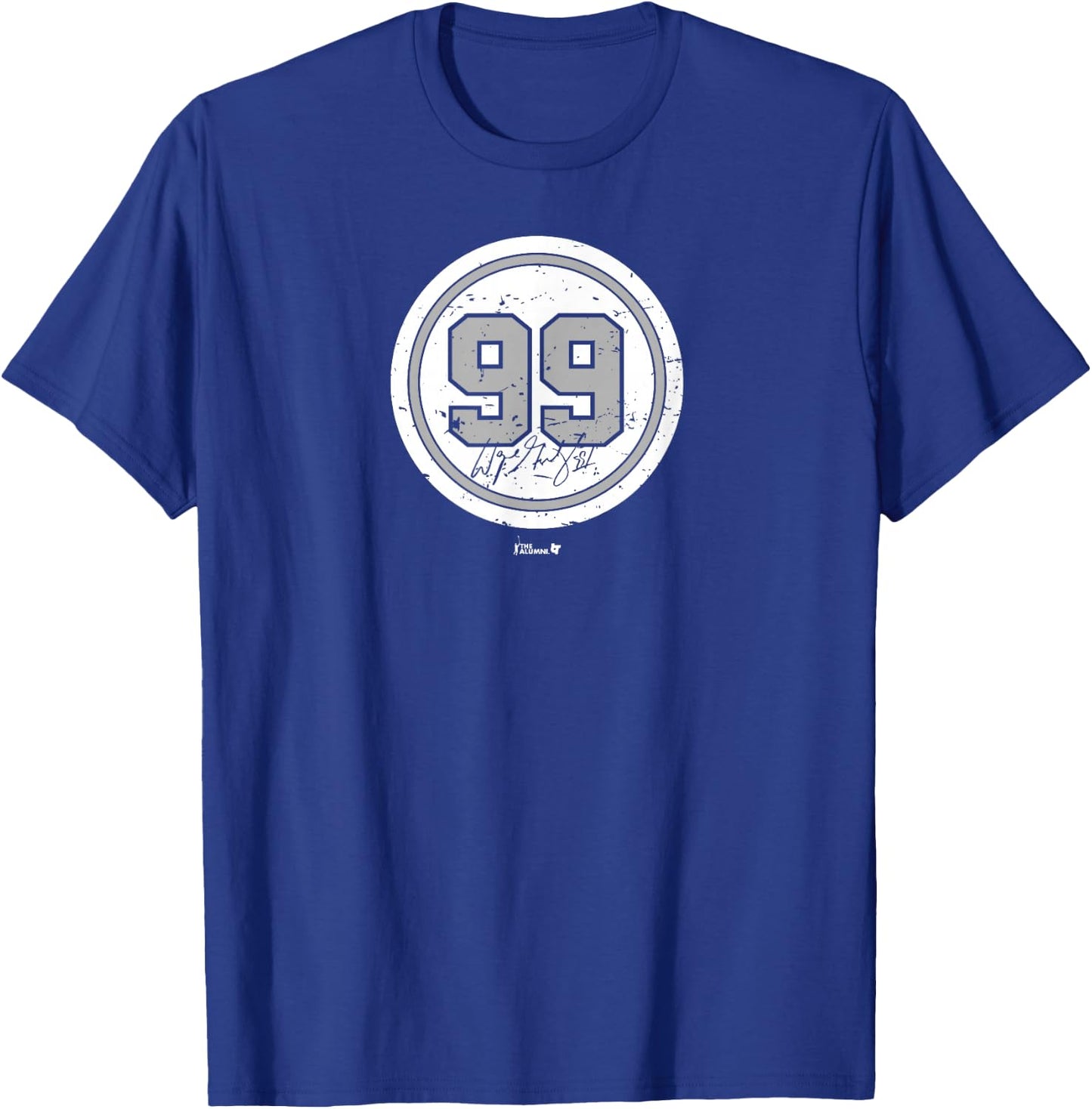 Wayne Gretzky - No. 99 - Los Angeles Hockey T-Shirt - T-Shirt | Royal