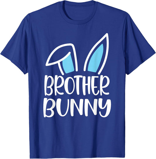 Funny Brother Bunny Happy Easter Family Matching T-Shirt - T-Shirt | Royal