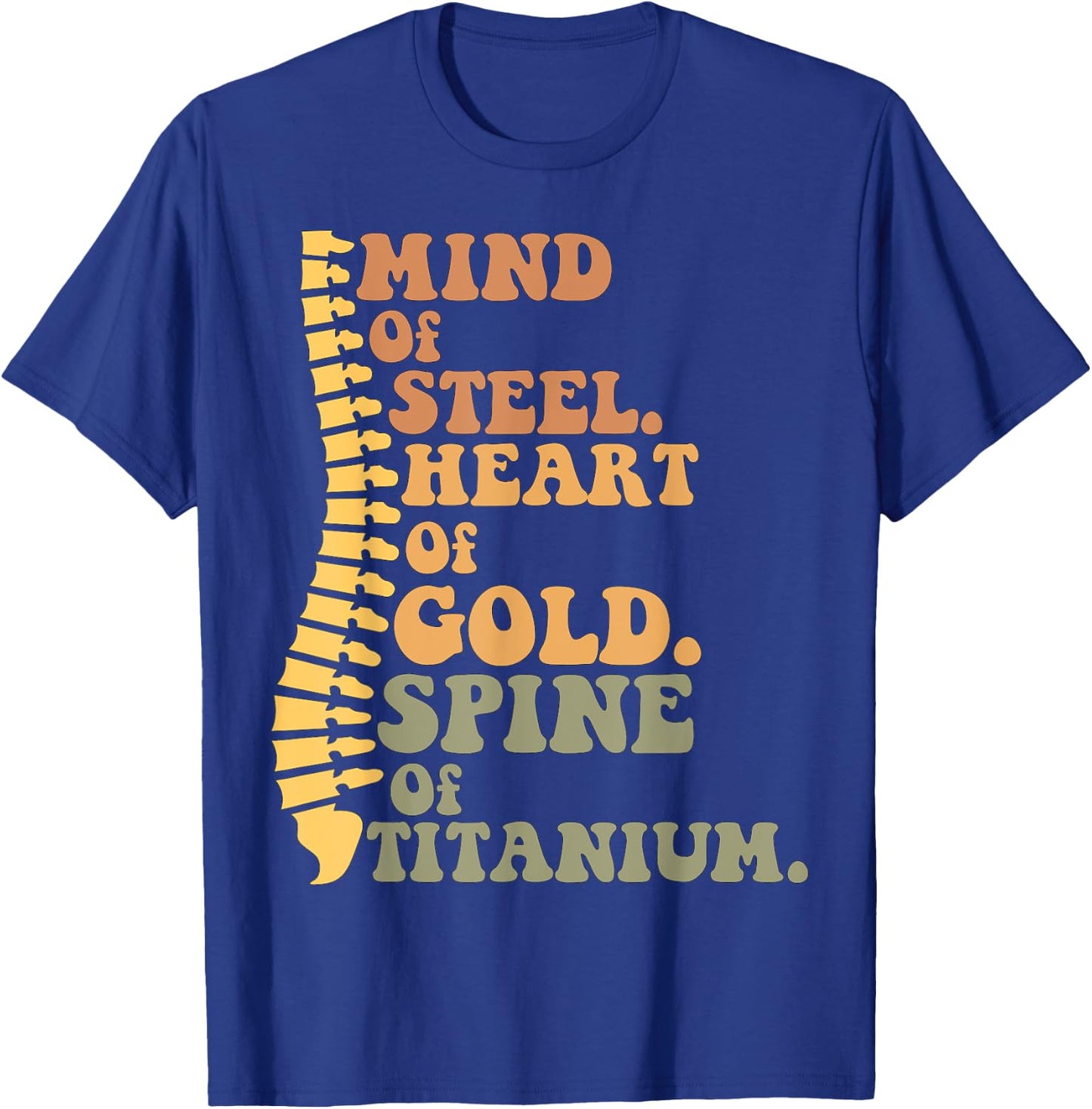 Back Surgery Recovery Gifts Funny Spine Surgery Recovery T-Shirt - T-Shirt | Royal