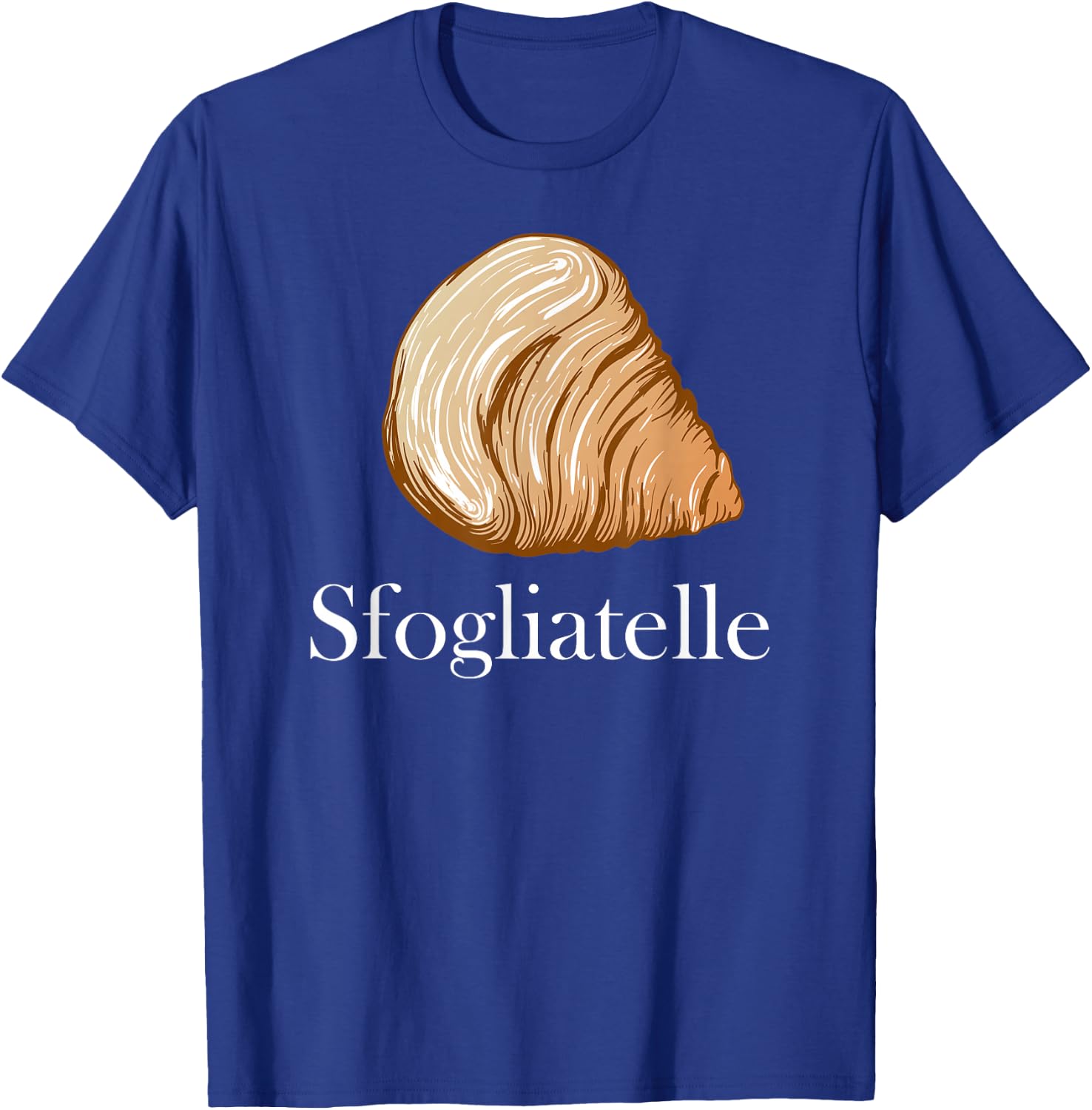 Sfogliatelle Design | Italian Pastry Graphic | Lobster Tail T-Shirt - T-Shirt | Royal