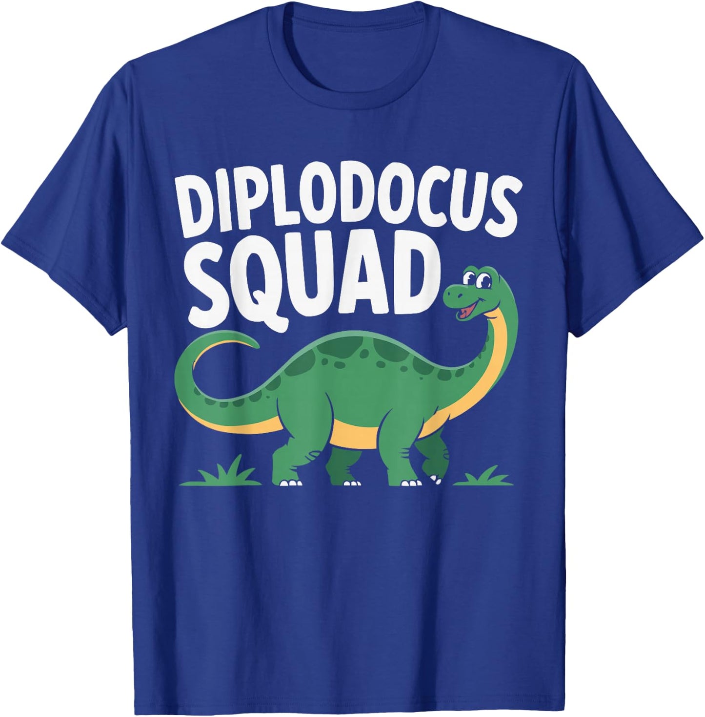 Diplodocus Dinosaur Paleontology Paleontologist Dino T-Shirt - T-Shirt | Royal