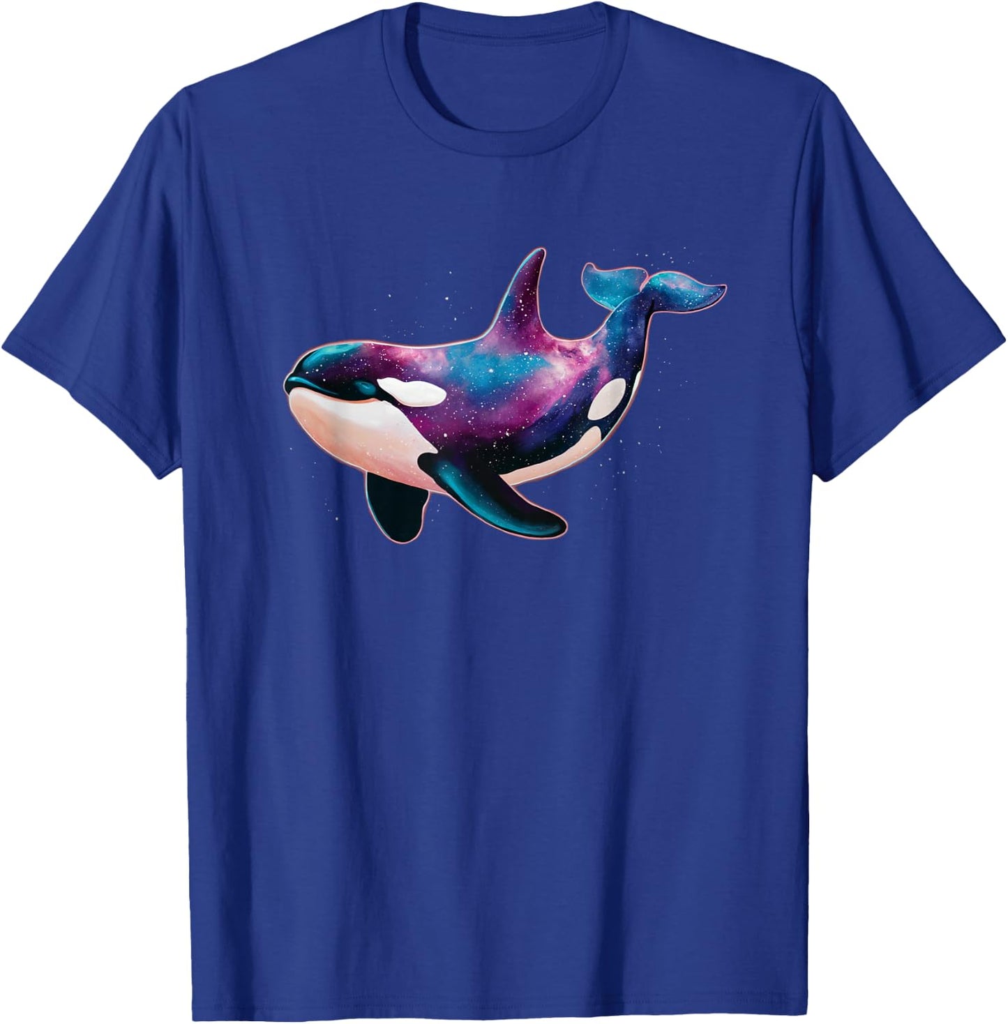 Beautiful Galaxy Cosmic Space Orca T-Shirt - T-Shirt | Royal