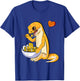 Cute Leopard Gecko Eating Ramen Noodles Illustration T-Shirt - T-Shirt | Royal