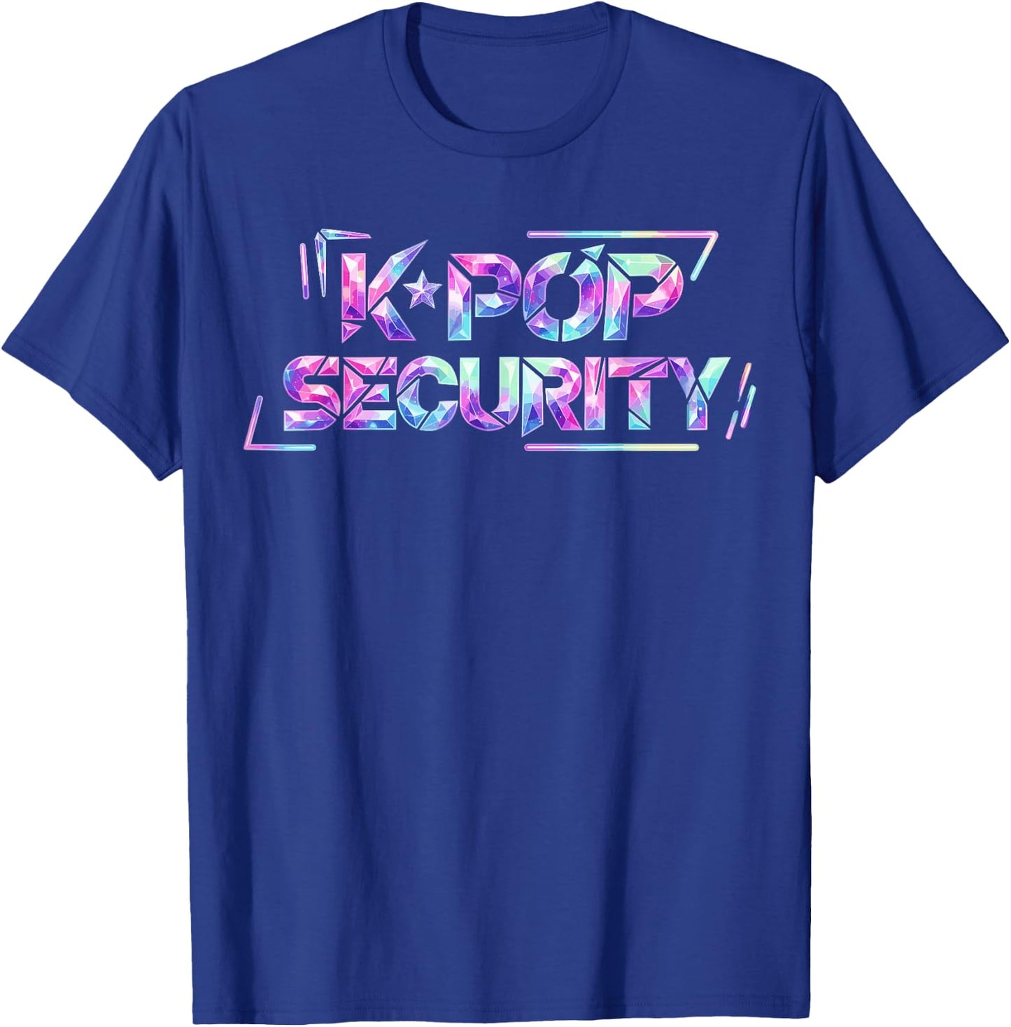 K-Pop Security Mom Dad Kids Funny Birthday Korean Music T-Shirt - T-Shirt | Royal