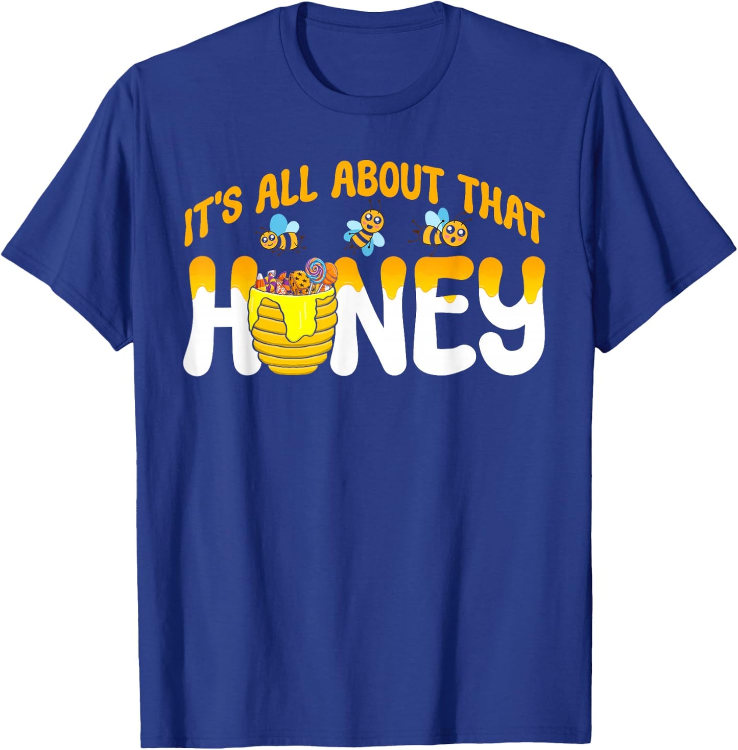 Honey Pot Costume It's All About that Honey Honey Jar T-Shirt - T-Shirt | Royal