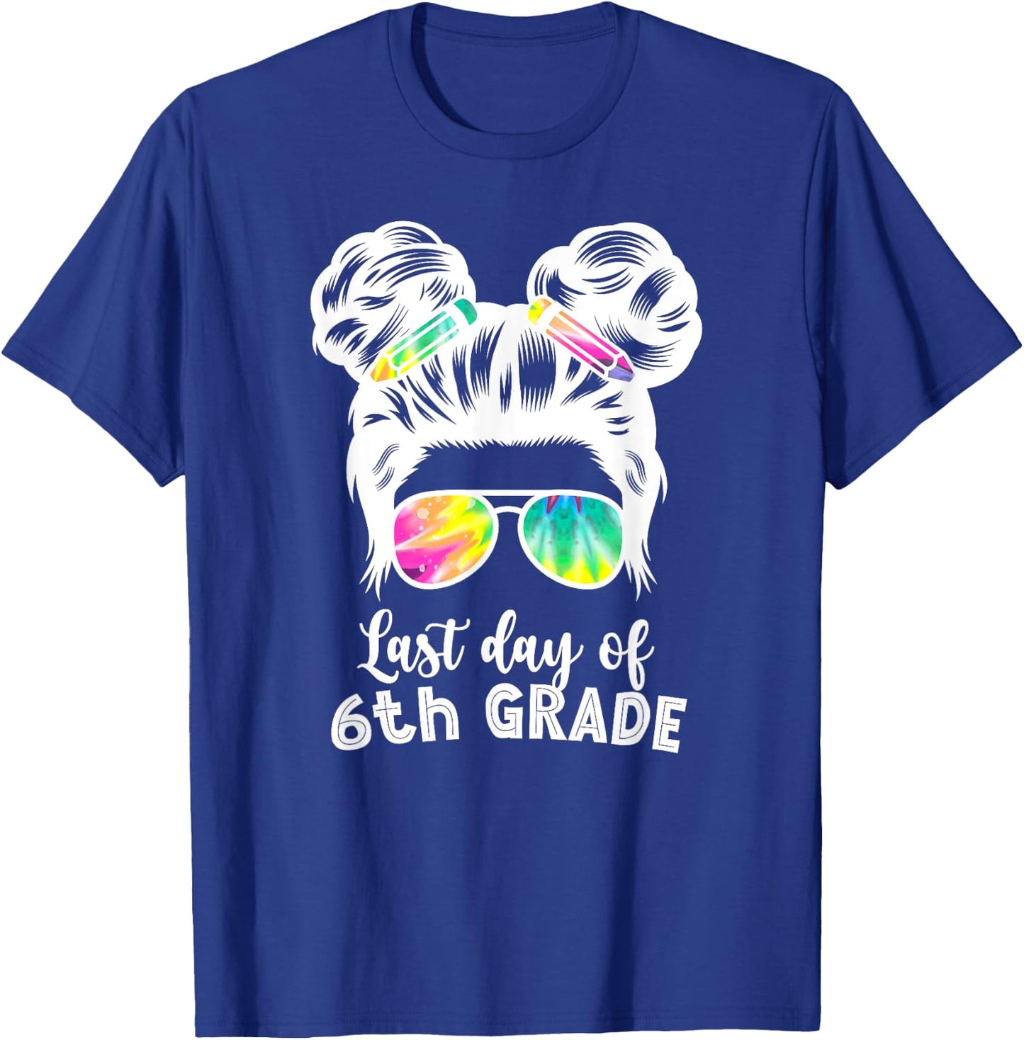 Last Day Of 6th Grade Groovy 6th Grade Last Day Of School T-Shirt - T-Shirt | Royal