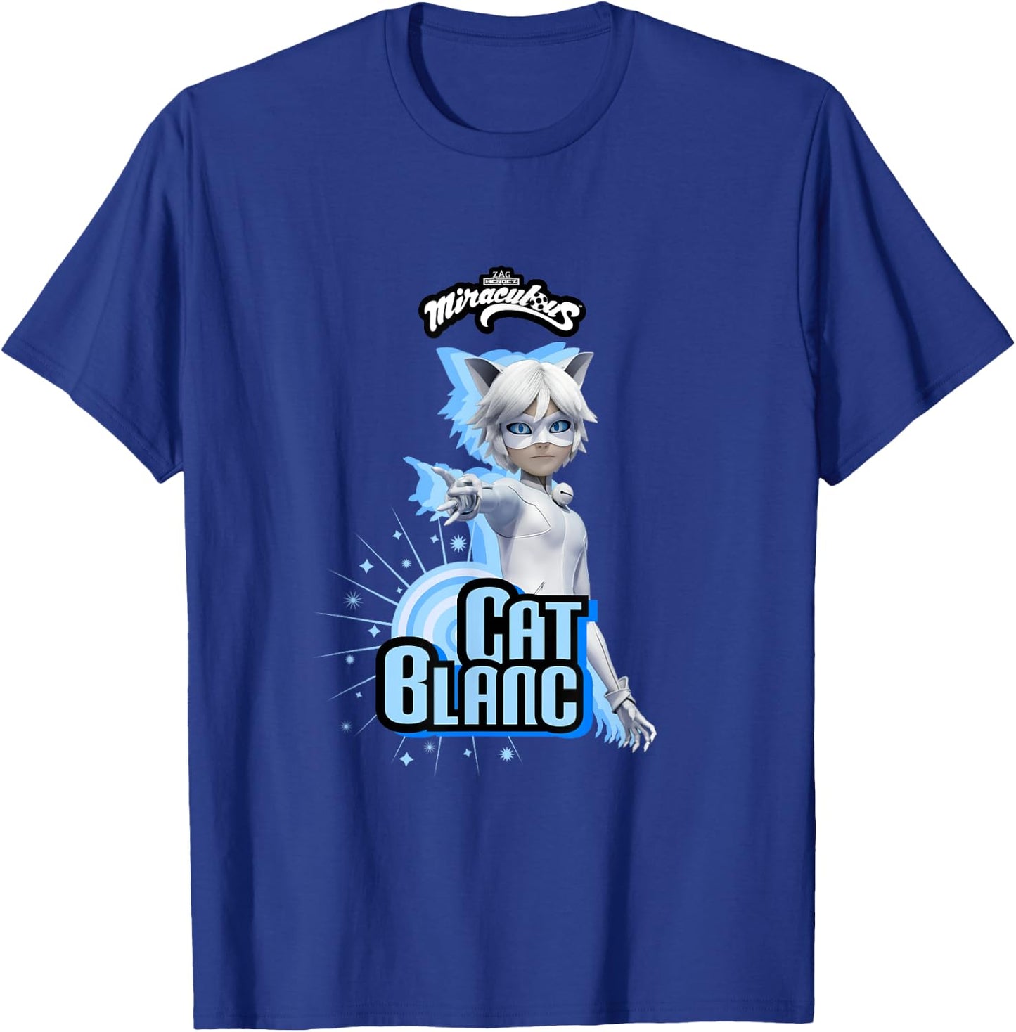 Miraculous Ladybug Villains Collection Cat Blanc T-Shirt - T-Shirt | Royal