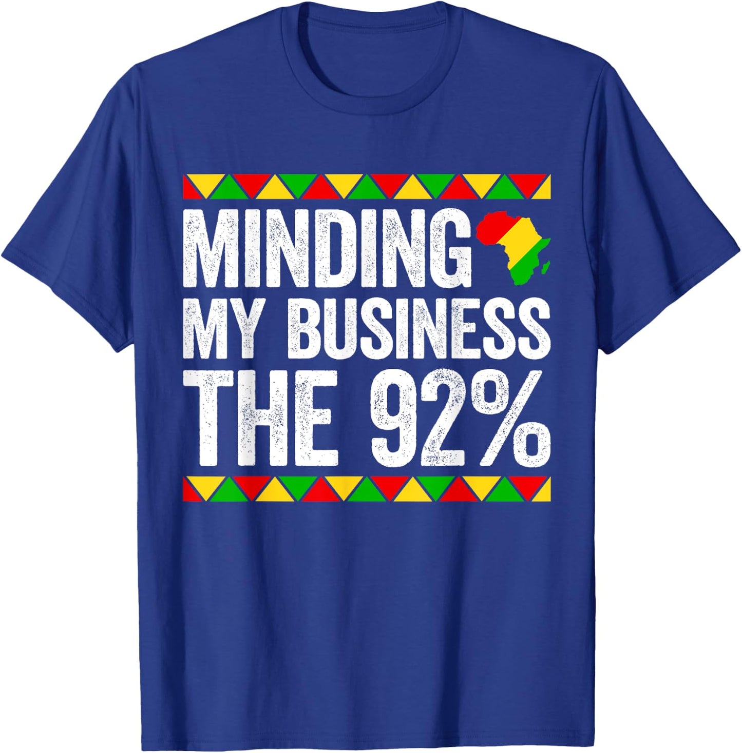 Minding My Vintage Business The Women 92 Black History Month T-Shirt - T-Shirt | Royal