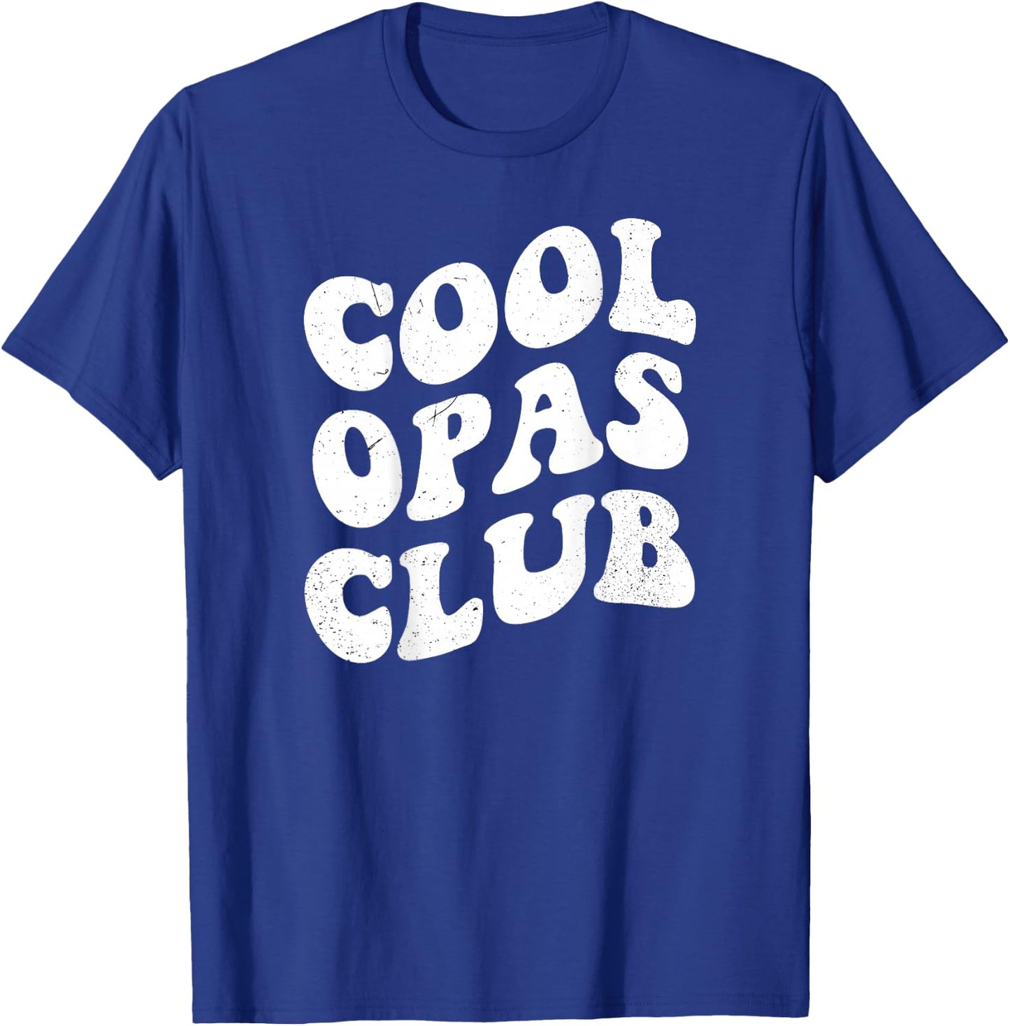 Cool Opas Club Funny Groovy Retro Art T-Shirt - T-Shirt | Royal