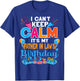 Cute I Can't Keep Calm It's My Father in law Birthday T-Shirt - T-Shirt | Royal