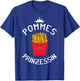 French Fries Ketchup Gift , black T-Shirt - T-Shirt | Royal