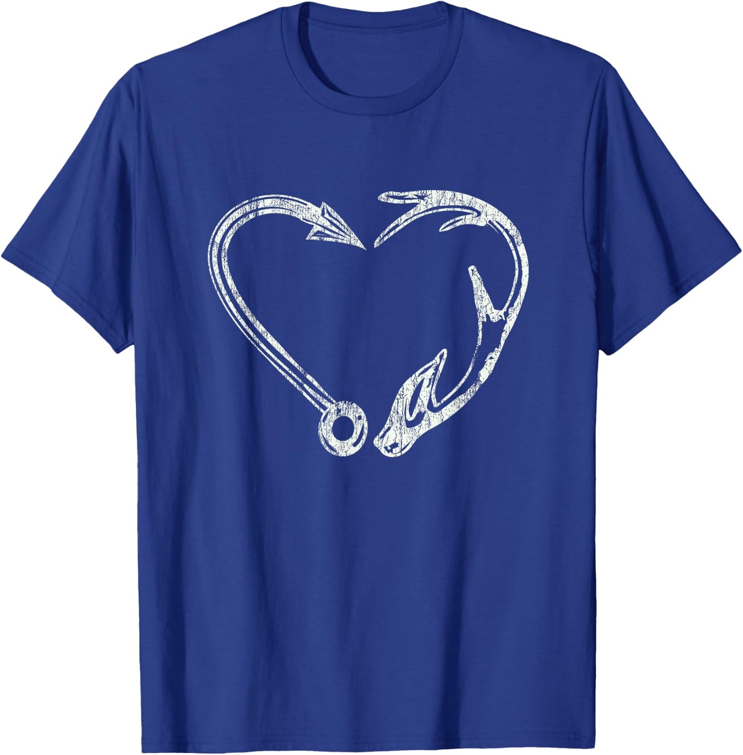 Fishing & Shed horn Hunter Antler Elk, Deer- hunting T-Shirt - T-Shirt | Royal