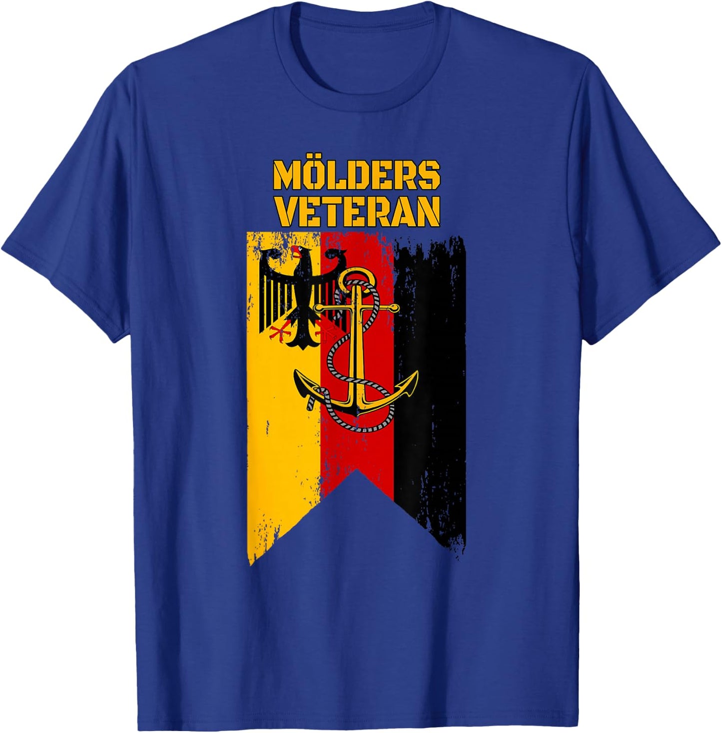 Destroyer Mölders Warship Veterans Day Father's Day Grandpa , black T-Shirt - T-Shirt | Royal