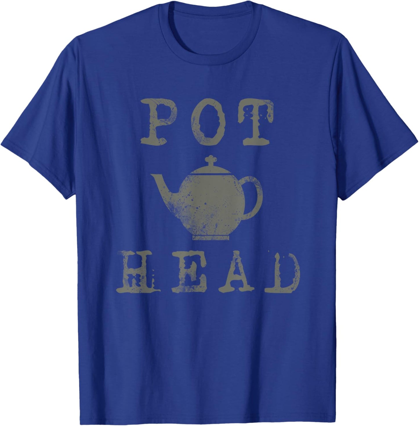 Pot Head with Teapot T-Shirt - T-Shirt | Royal