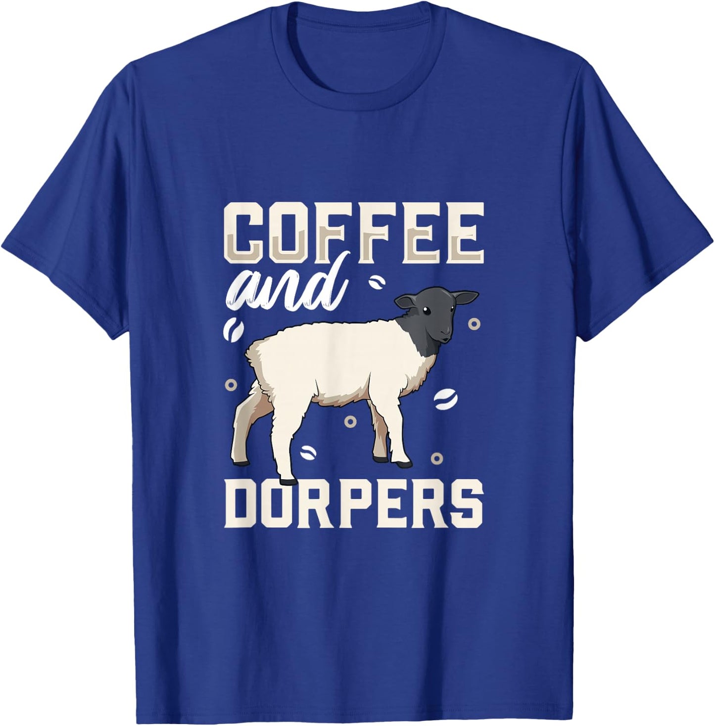 Coffee and sheep - Dorper T-Shirt - T-Shirt | Royal