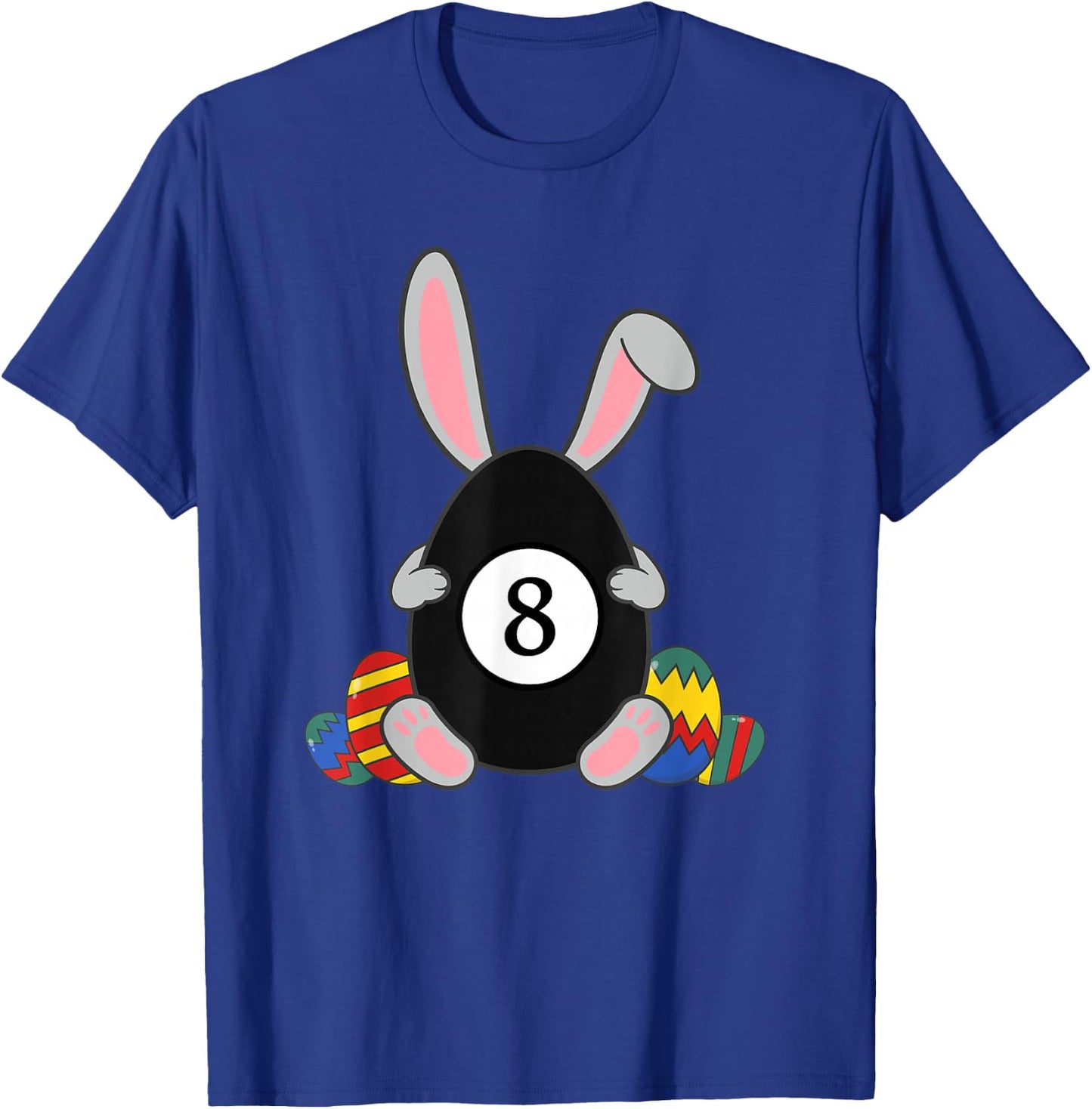 Kids Happy Easter Billiard Bunnyears Funny Egg Boys T-Shirt - T-Shirt | Royal