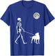 Fun Skeleton Walking Pitbull Dog Full Moon Women Kids T-Shirt - T-Shirt | Royal