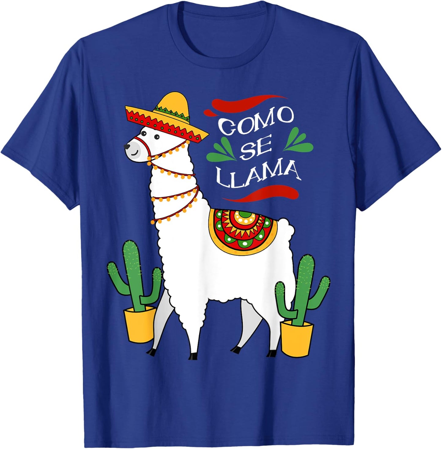 Como Se Llama Cactus Cute Cinco De Mayo Drink Shirt T-Shirt - T-Shirt | Royal