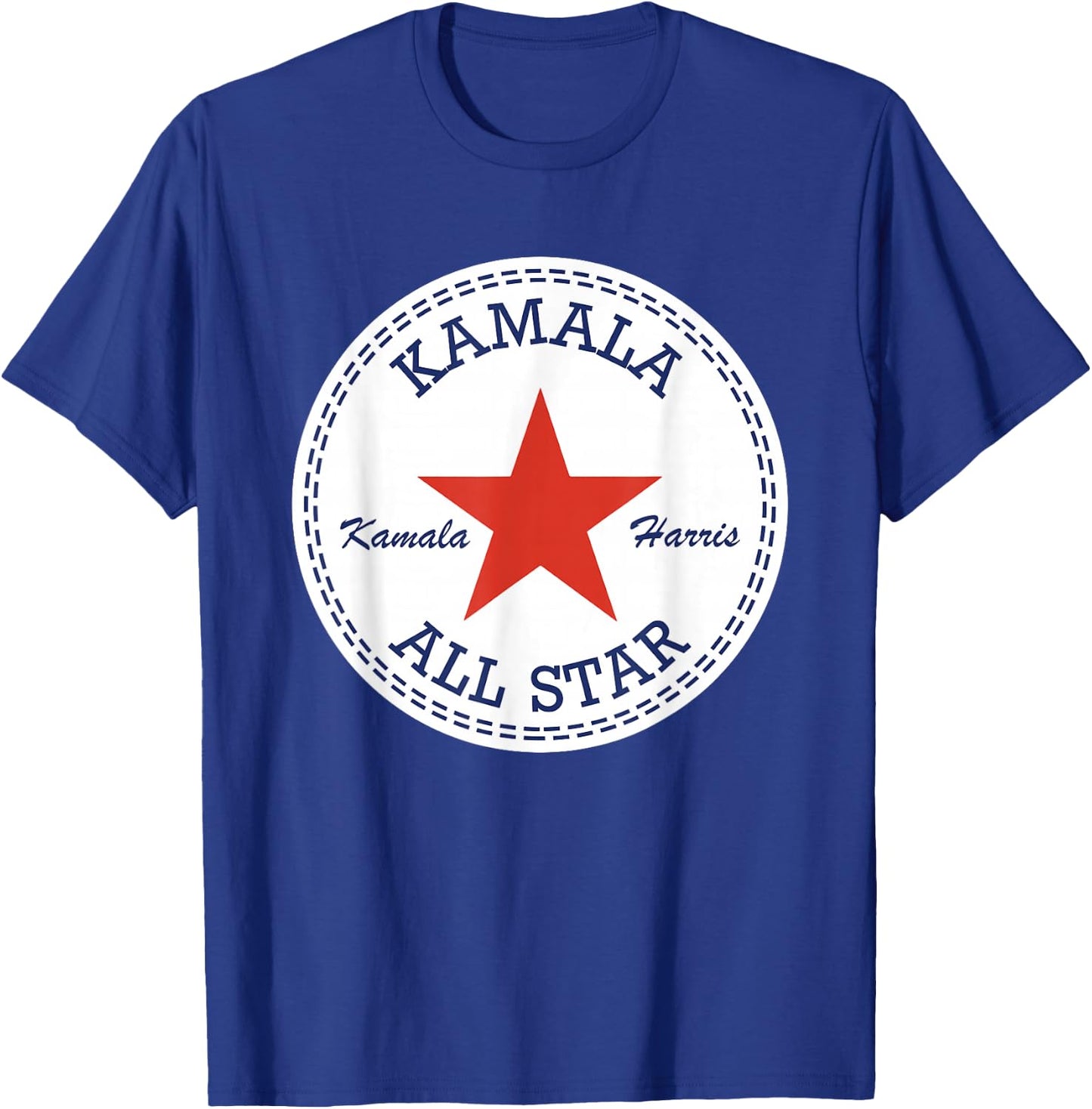Kamala Harris Converse Logo Election Supporter Shoes , Black, S T-Shirt - T-Shirt | Royal